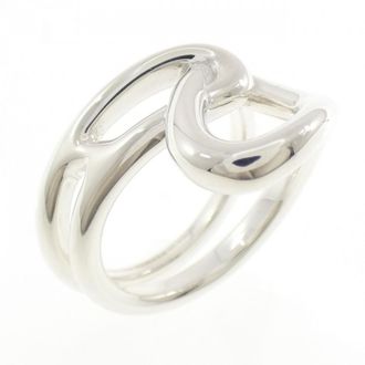 Herm&egrave;s Silver 925 Band Ring (Pre-Owned)