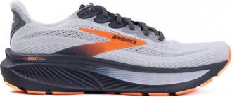 Brooks Mens Ghost 17 Running Shoes - Narrow In Oyster Mushroom/orange/ebony