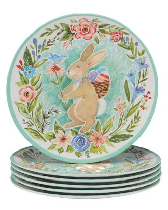Certified International Joy of Easter Dinner Plates (Set of 6)