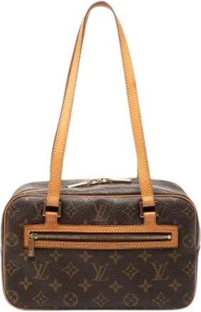 Louis Vuitton Pre-owned Cite MM - Dames - Vintage Schoudertas - Bruin - ONE Size - Leer - Vintage
