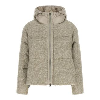 Herno Dames, Jassen, Beige, Maat: L Zijde
