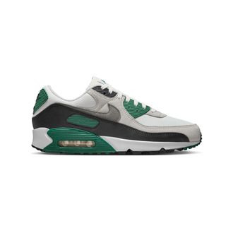 Nike MENS NIKE AIR MAX 90_SUMMIT WHITE/SMOKE GREY-EVERGREEN AURA