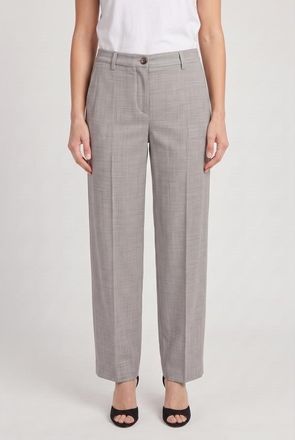 Brunello Cucinelli Light Grey Wool Trousers, Brand Size 46 (US Size 12)