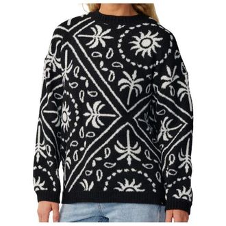 Rip Curl Bossa Nova Bandana Knit Crew Pullover f&uuml;r Damen | schwarz/grau