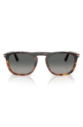 Persol Gae 55mm Square Sunglasses in Gradient Havana /Grey at Nordstrom