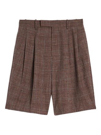 Jil Sander belt-loop shorts - Brown