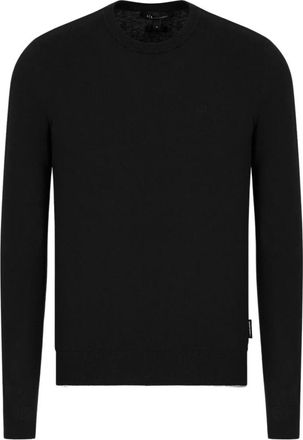 A|X Armani Exchange Zwarte Sweaters voor Heren - Heren - Ronde hals truien - Zwart - XS - Truien & Vesten