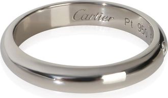 Cartier Pre-Owned Cartier Platinum Diamond 1895 Band