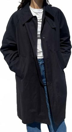 Palt&ograve; Terme Trench Coat In Black