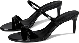 Schutz Jessica Mid Mule Womens Sandals Black : 8.5 M, Synthetic