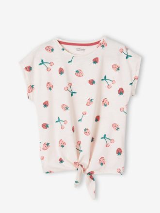 Vertbaudet M&auml;dchen T-Shirt mauve bedruckt