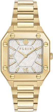 Philipp Plein Edge Bracelet Watch, 34mm in Ip Yellow Gold at Nordstrom