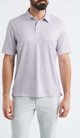 Johnston & Murphy XC+ Apex Performance Polo in Light Gray Card Suit at Nordstrom, Size X-Large