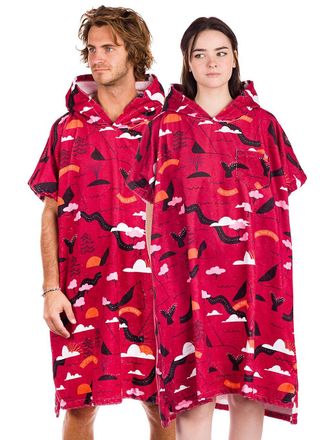 After Sketchbook Surf Poncho braun