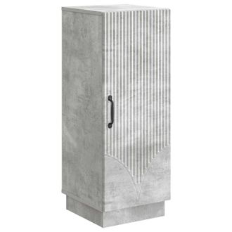 vidaXL Aparador Gris Hormig&oacute;n 33 X 34,5 X 87 Cm Madera De Ingenier&iacute;a Vidaxl