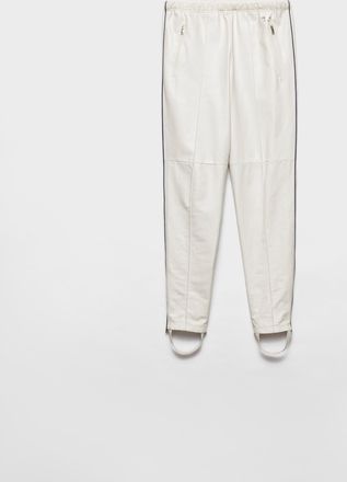 Prada Nappa leather joggers