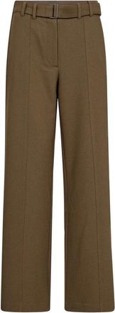 Co'Couture Broeken, Dames, Bruin, L, Wijde broek