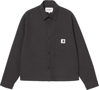Carhartt Work in Progress Camicia Toland a righe - Nero