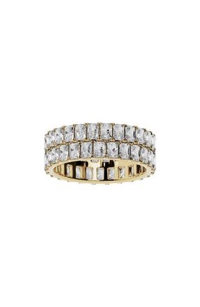 Jennifer Fisher 18K Gold Lab Created Diamond Eternity Ring - 4.2 ctw in 18K Yellow Gold at Nordstrom, Size 7