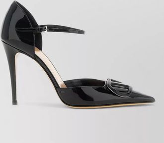 Valentino Garavani leather patent dorsay pumps