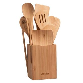 Joyce Chen 11 Piece Burnished Utensil Set in Bamboo at Nordstrom