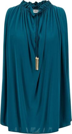 Balmain Mujer, Blusas y Camisas, Azul, Talla: S