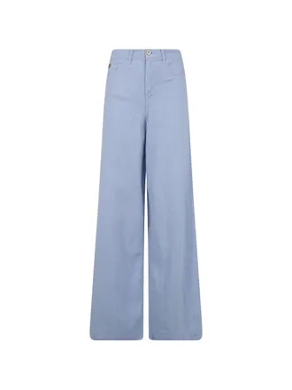 Lois Jeans Arlene Extra Wide Leg Linen Trousers