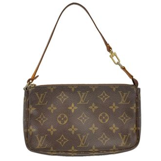 Louis Vuitton Brown Pouch (Pre-Owned)