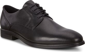 Ecco Queenstown Plain Toe Derby in Black at Nordstrom Rack, Size 10-10.5Us / 44Eu
