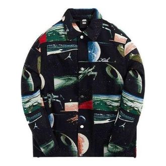Kith x STAR WARS Planets Coaches Jacket Black KHM010068-001