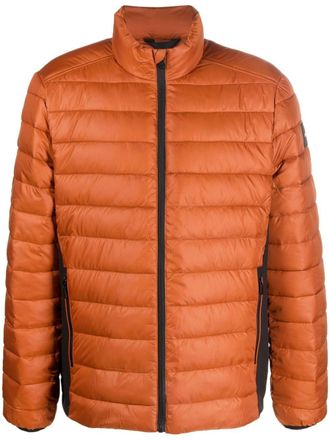 Calvin Klein zipped-up padded jacket - men - Polyester/Polyester - S - Orange