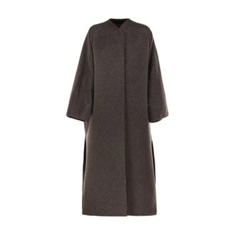 Max Mara Sfebo jas - Dames - Mantels - Bruin - Maat: M Wol