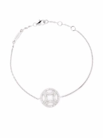 Loyal.e Paris Bracciale Perp&eacute;tuel.le in oro bianco 18 carati riciclato con diamanti - Argento