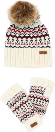 Barbour Set Regalo Berretto e Guanti Holly - - Accessories - Donna - Bianco - ONE SIZE