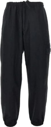 Stone Island Trainingsbroeken - Heren - Sweatpants - Blauw - W34 - Katoen - Broeken