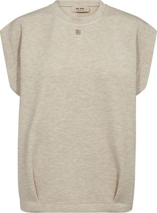 Mos Mosh Sweatshirt - Dames - Sweatshirts - Beige - S - Hoodies & sweatvesten