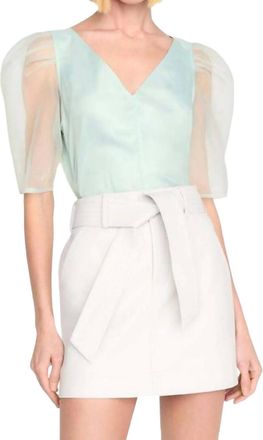 Marie Oliver Addie Blouse In Oasis
