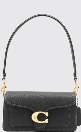 Coach Borsa a spalla Tabby in pelle a grana con monogramma e chiusura con patta