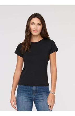 Duer PurePima Slim Crew in Black at Nordstrom, Size X-Small