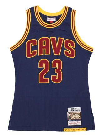 Mitchell & Ness NBA Cavaliers 2015 Lebron James tank top - men - Polyester - M - Blue