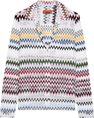 Missoni Chevron Fine-knit Shirt - Multicoloured - 44 (UK12 / M)