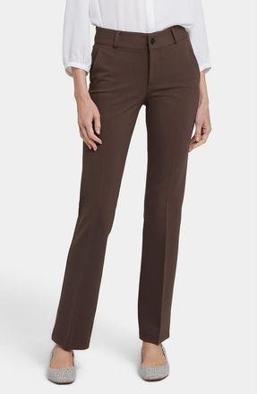 NYDJ Sculpt-Her Classic Trousers in Coffee Bean at Nordstrom, Size 00