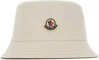 Moncler Beige Reversible Logo Bucket Hat