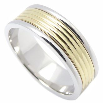 Tiffany & Co. Yellow Gold (18K) Platinum 950 Band Ring (Pre-Owned)