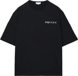 Alexander McQueen T-shirt - Heren - T-shirts - Zwart - S - Katoen - Tops