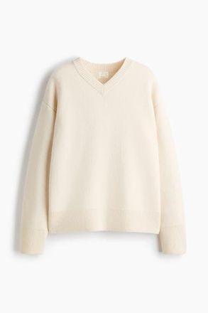H&M Wool-blend Jumper in Cream at Nordstrom, Size X-Small