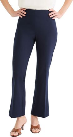 Nic+Zoe Berkeley Bootcut Ponte Pants in Dark Indigo at Nordstrom, Size Xx-Large