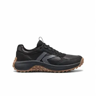 Keen Mens Ks86 Leather Sneakers In Black