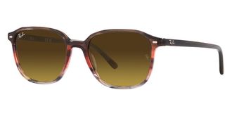 Ray-Ban LEONARD Brown Gradient Square Unisex Sunglasses RB2193 138085 53