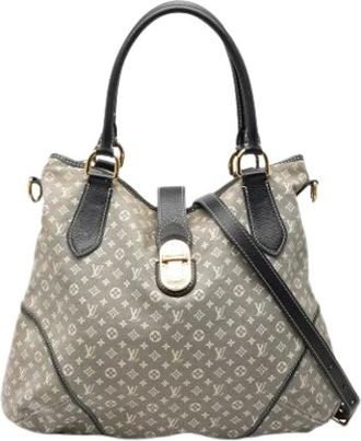 Louis Vuitton Pre-owned Handbags, female, Gray, Size: ONE SIZE Pre-owned Elegie Bag